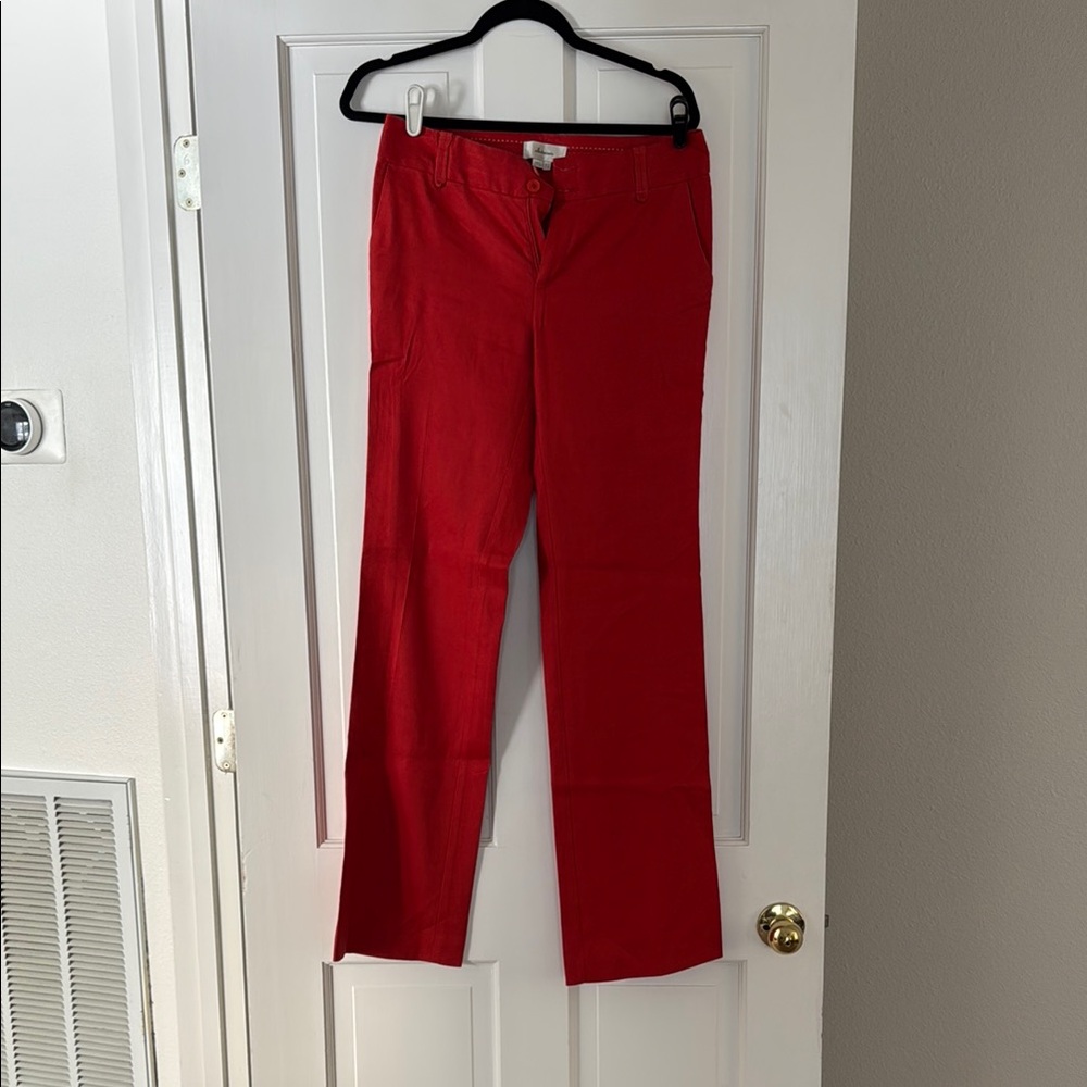 Vibrant Red Pants